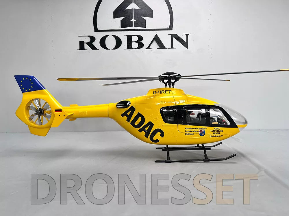 ROBAN EC135 450 Class RC Helicopter 4 blades 2.4G 11CH GPS Stabilized Flybarless PNP/RTF With X2 Flight Controller