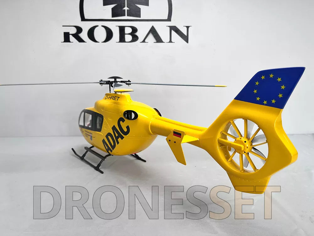 ROBAN EC135 450 Class RC Helicopter 4 blades 2.4G 11CH GPS Stabilized Flybarless PNP/RTF With X2 Flight Controller