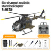 RCERA C180 BO105 150-Size Brushless Scale RC Helicopter with 6G Gyro, Optical Flow & TOF Altitude Hold