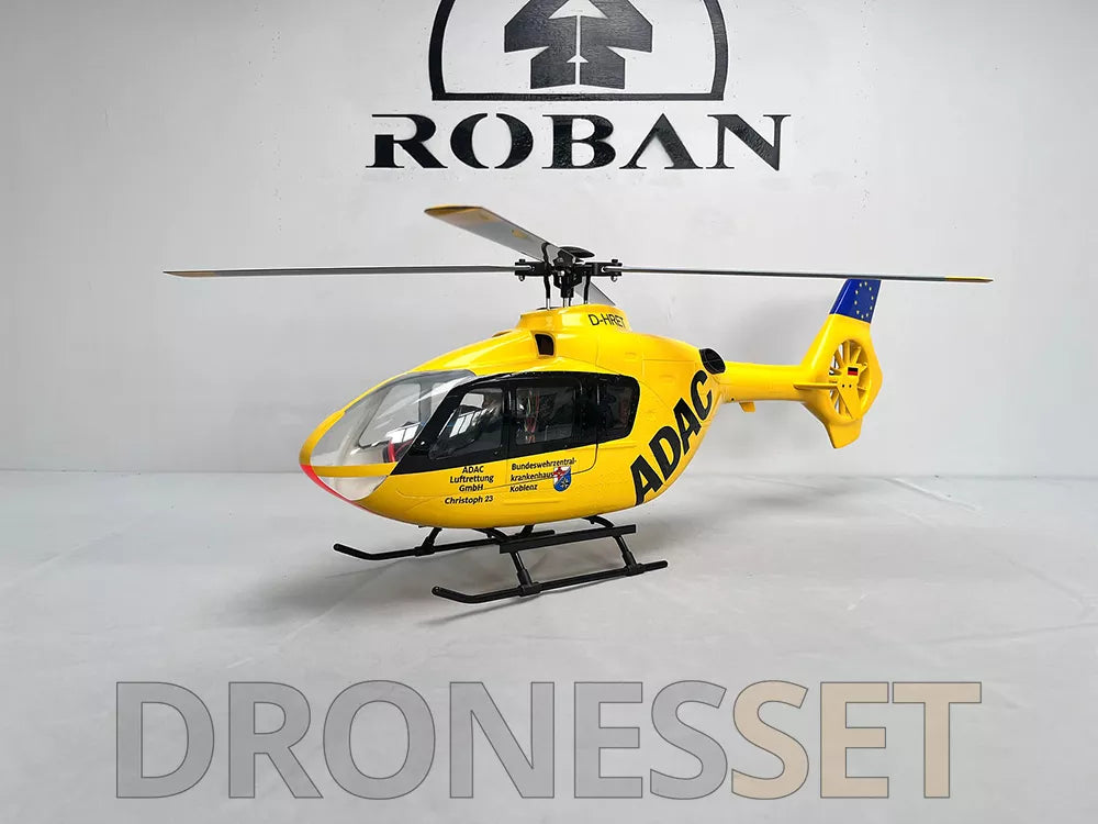 ROBAN EC135 450 Class RC Helicopter 4 blades 2.4G 11CH GPS Stabilized Flybarless PNP/RTF With X2 Flight Controller