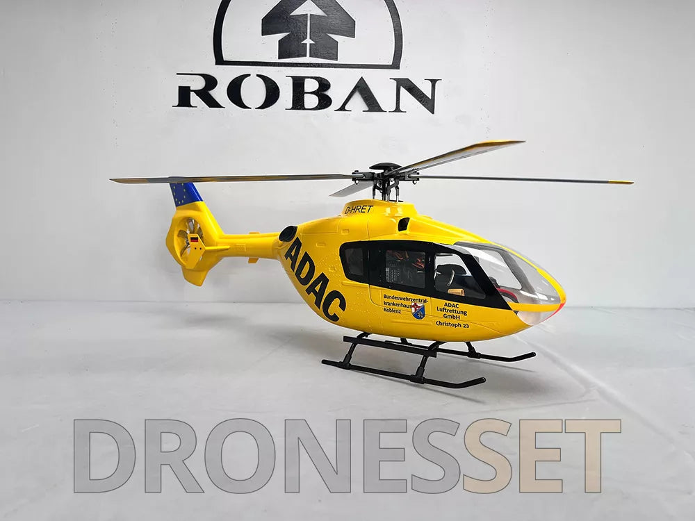 ROBAN EC135 450 Class RC Helicopter 4 blades 2.4G 11CH GPS Stabilized Flybarless PNP/RTF With X2 Flight Controller