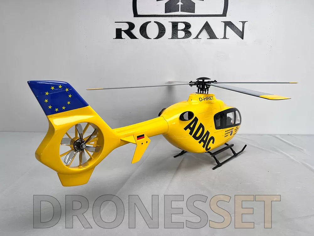 ROBAN EC135 450 Class RC Helicopter 4 blades 2.4G 11CH GPS Stabilized Flybarless PNP/RTF With X2 Flight Controller