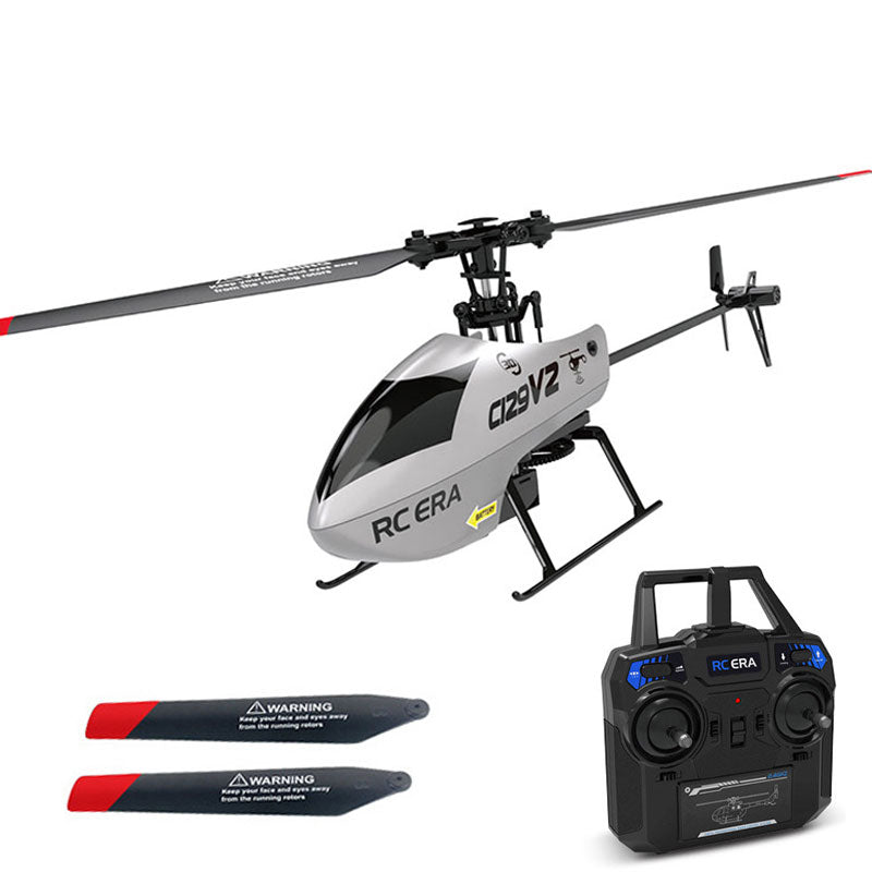 RC Helicopter C129 V2 4CH Single Propeller 3D Tumbling 6 Axis Gyroscope RC Aircraft Toy