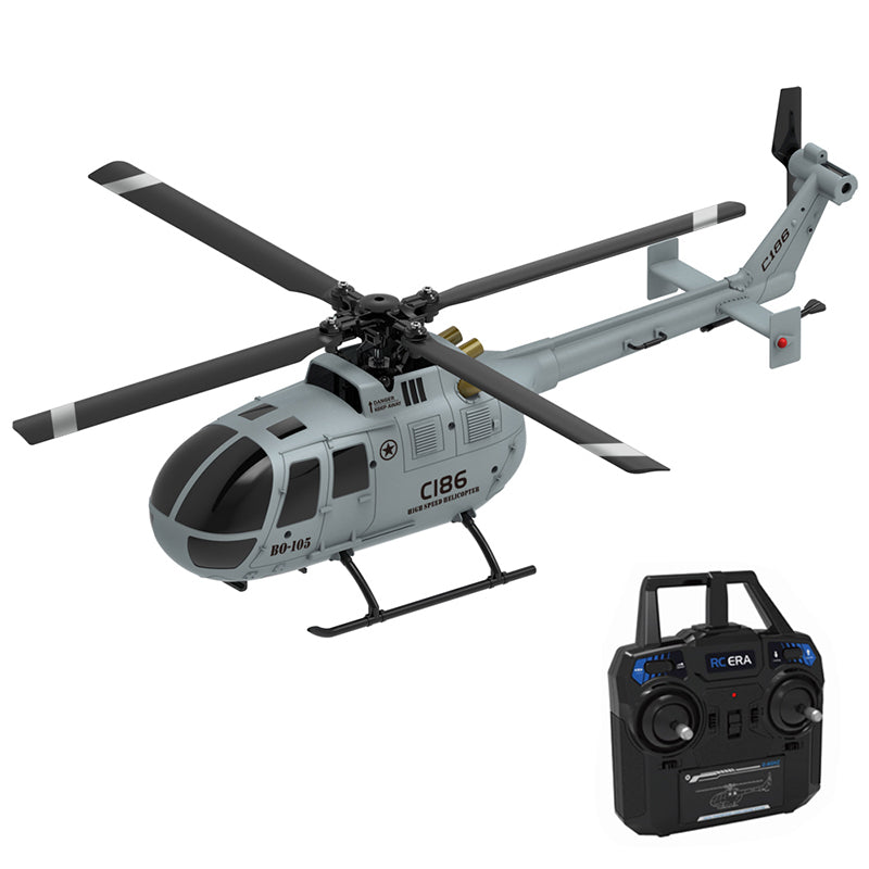 RC Helicopter C186 2.4G 4 Propellers 6 Axis Electronic Gyroscope Stabilization RC Plane Air Pressure Height Hold
